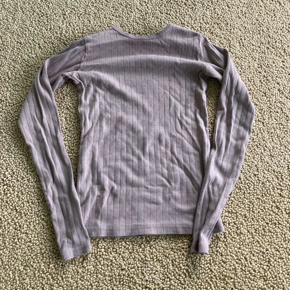 Brandy melville mauve long sleeve shirt